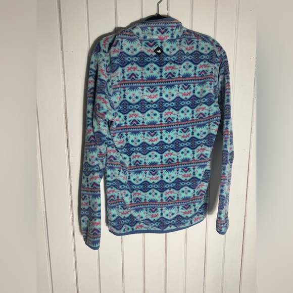 Southern Marsh Multicolor Patterned Men's Fleece Jacket - Picture 2 of 5
